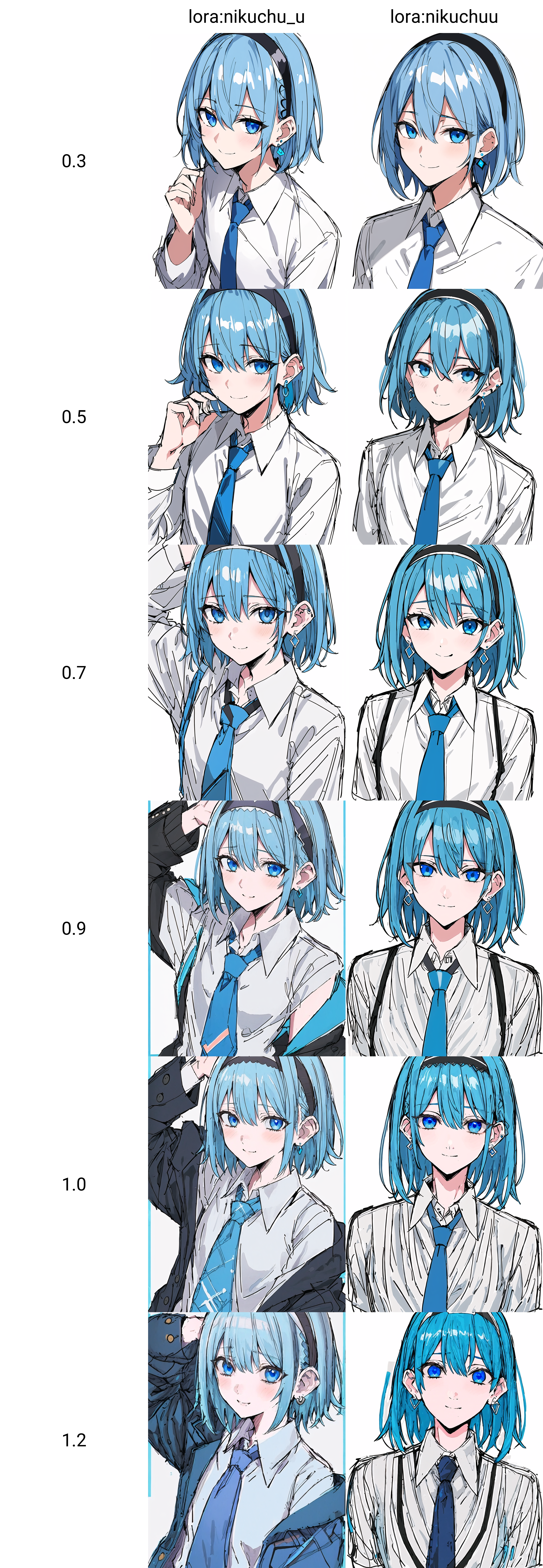 xyz_grid-0009-889134911-blue eyes,solo,1boy,male focus,blue hair,earrings,jewelry,smile,looking at viewer,blue necktie,white background,shirt,closed mou.png